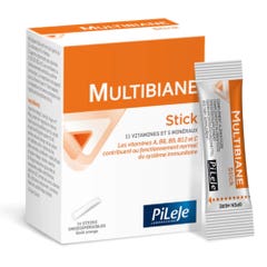 Pileje Multibiane 11 vitaminas y 5 minerales 14 Palos