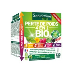 Santarome Pérdida de peso 4 en 1 bio Complément minceur 120 Cápsulas