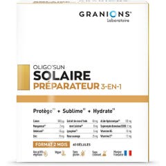 Granions Oligo'Sun Reparador solar 3 en 1 1 mes de curación 30 cápsulas