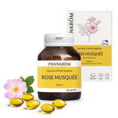 Pranarôm Les Huiles Végétales Rosa mosqueta Hidratante Fortificante Antioxidante 60 cápsulas