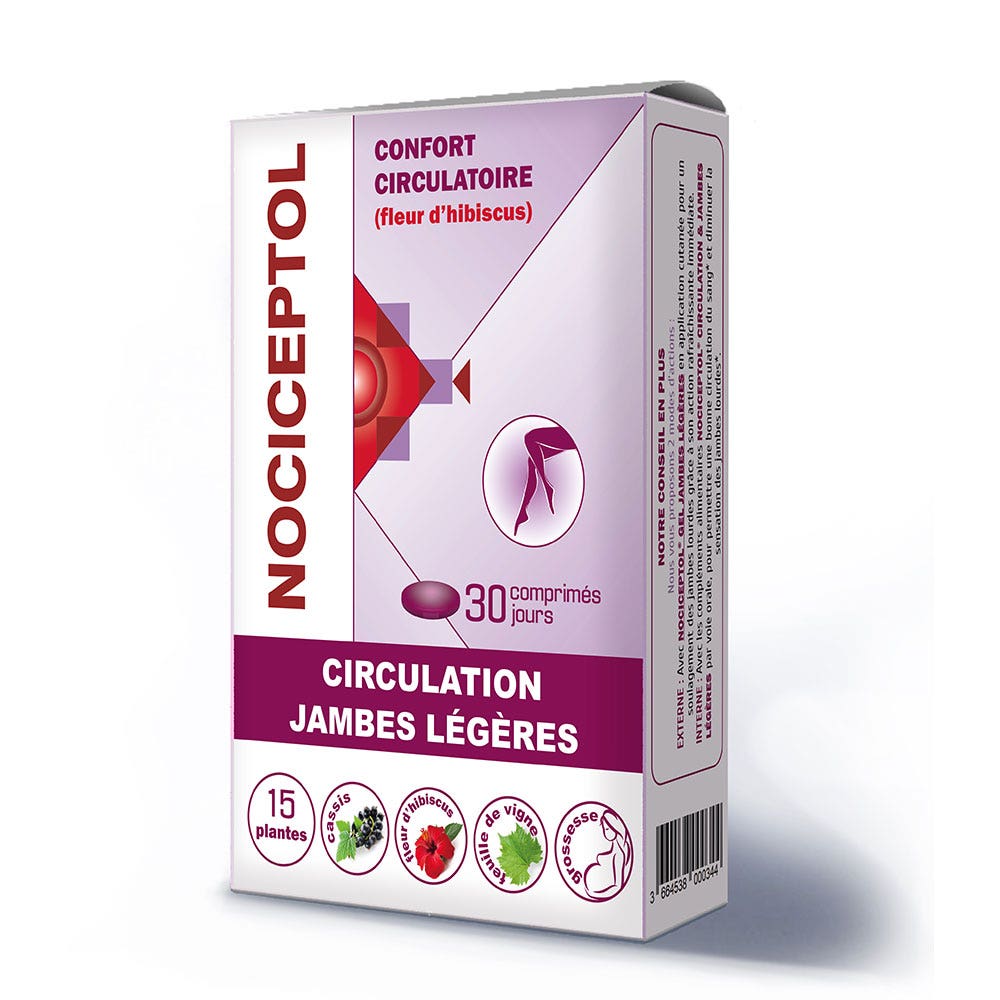 Polidis Nociceptol Circulación Piernas Ligeras 30 comprimidos