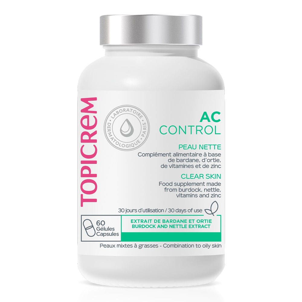 Topicrem AC Control Piel limpia 60 cápsulas