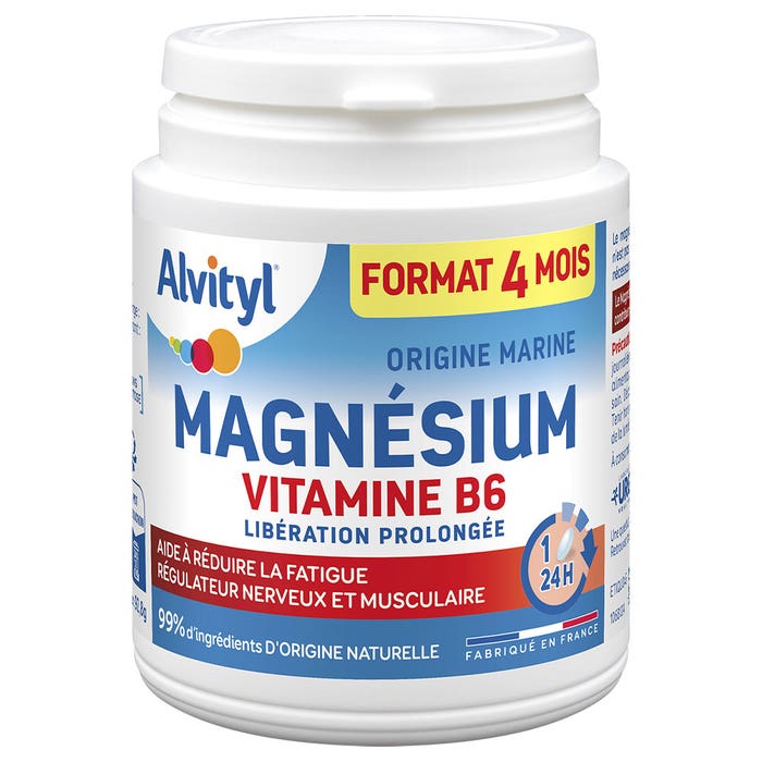 Alvityl Magnesio Vitamina B6 120 comprimidos