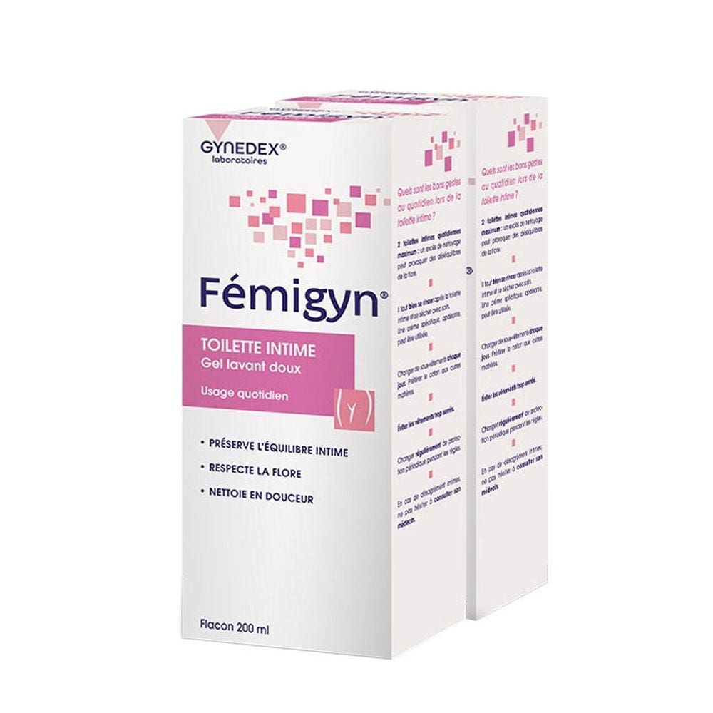 Novodex Femigyn Gel suave de limpieza íntima 2x200ml
