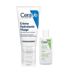Cerave Face Crema Hidratante Rostro Pieles Normales A Secas 52ml + Crème Lavante 20ml
