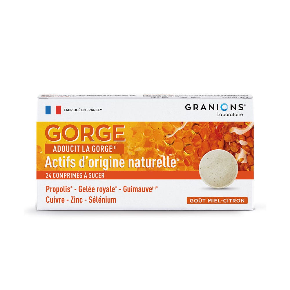 Granions Desfiladero Suaviza el sabor a Limón 24 comprimidos
