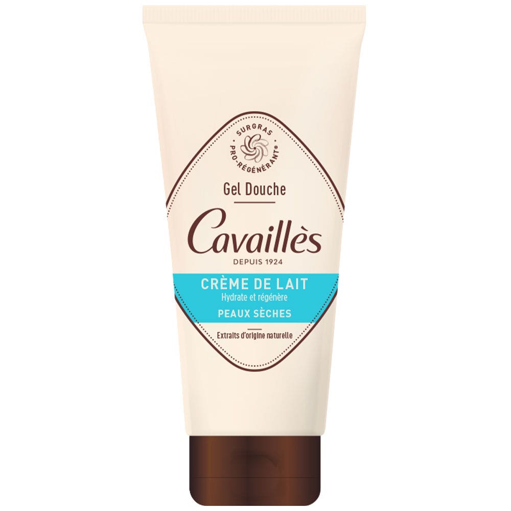 Cavaillès Geles Baño y Ducha crema de leche nutritiva pieles secas 200ml