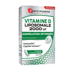 Forté Pharma Forté Royal Vitamina D liposomal 2000IU Inmunea y salud ósea 30 cápsulas