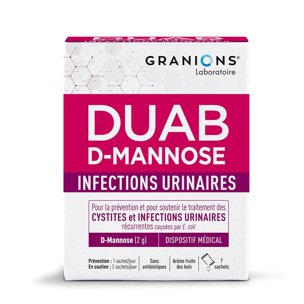 Granions DUAB D-manosa infecciones urinarias 7 sobres