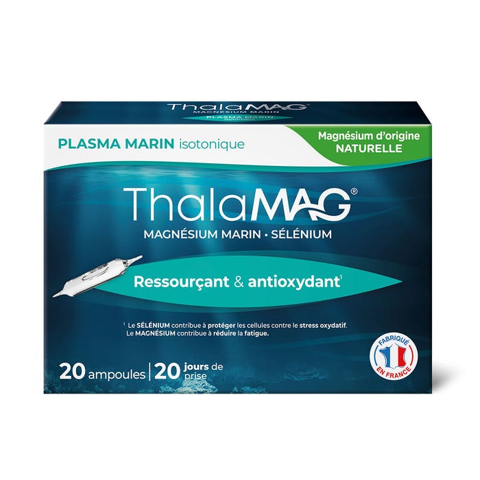 Plasma Marino Isotónico Revitalizante y antioxidante 20 ampollas Thalamag