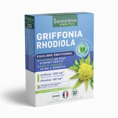 Santarome Griffonia Rhodiola Equilibre émotionnel 30 cápsulas