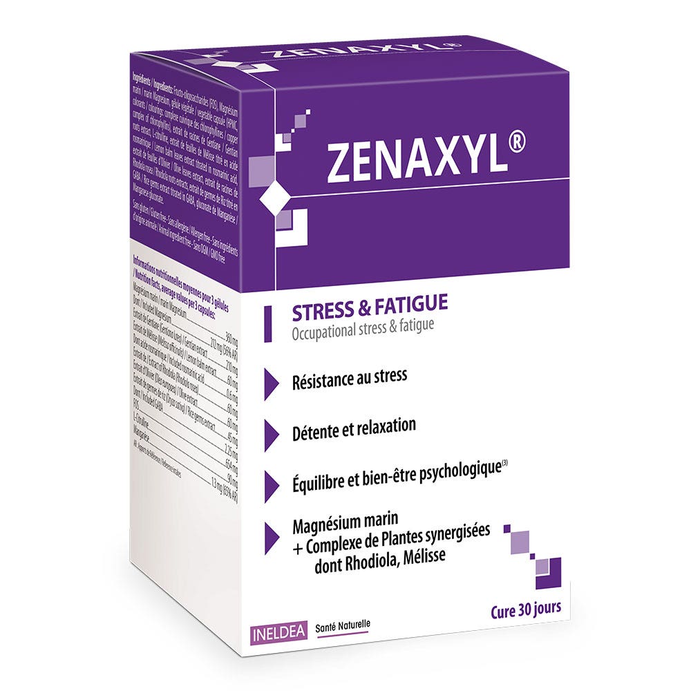 Ineldea Santé Naturelle Zenaxyl 90 Gelatinas Vegetales