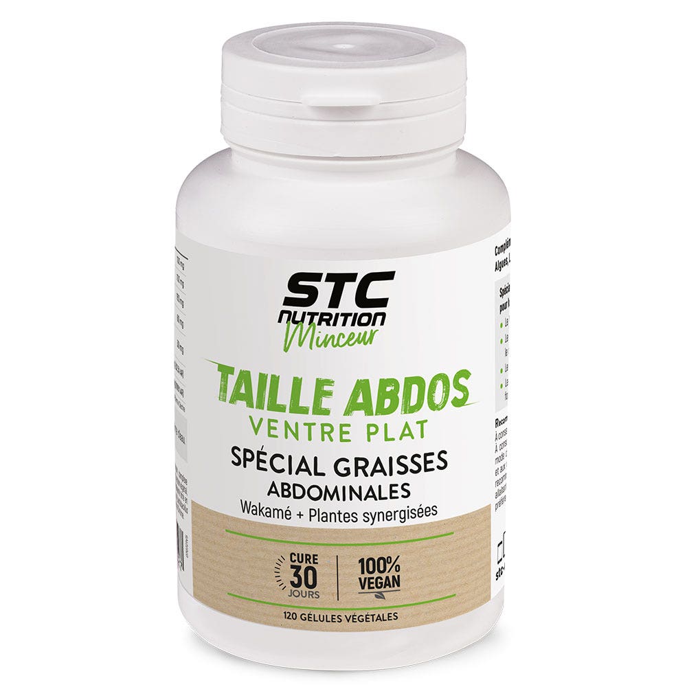 Stc Nutrition Cintura Abdominales Vientre Plano 120 gélules