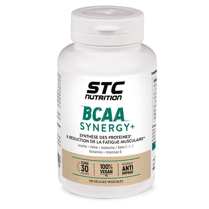 Stc Nutrition Bcaa Synergy+ 120 Cápsulas