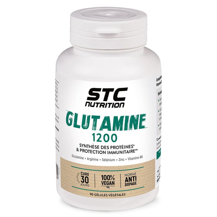 Stc Nutrition Glutamine1200 90 Cápsulas