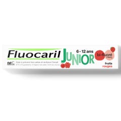 Fluocaril Gel dentífrico Junior Frutos Rojos 6-12 años 75 ml