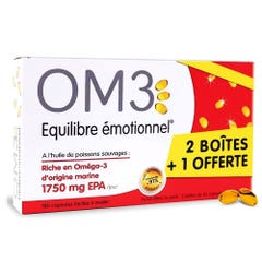OM3 Omegas 3 Equilibrio emocional 180 cápsulas