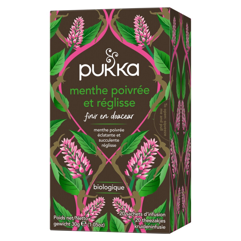 Pukka Infusión ecológica de menta y regaliz 20 sobres