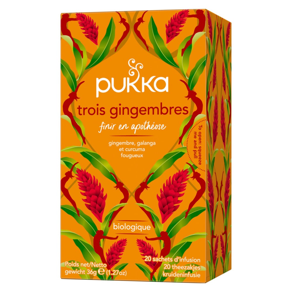 Pukka Infusión ecológica 3 Jengibre 20 sobres