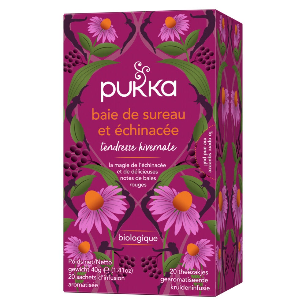 Pukka Infusión Immunea - Saúco y Equinácea x 20 sobres
