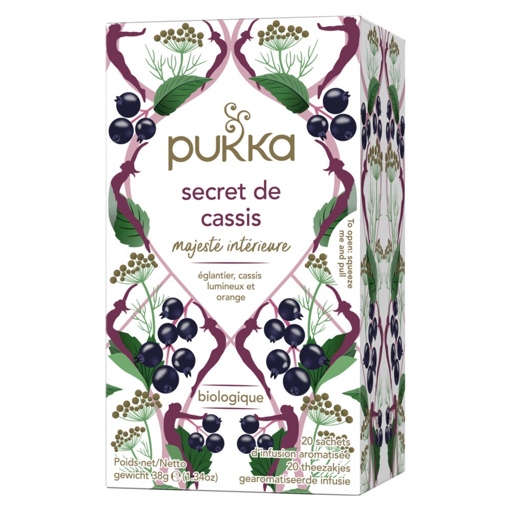 Pukka Infusión ecológica Secret de Cassis 20 sobres