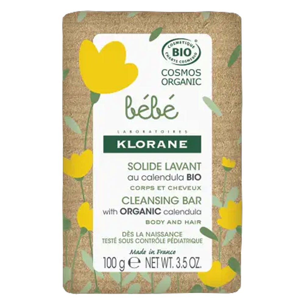 Klorane Bebé Jabón nutritivo suave 100g