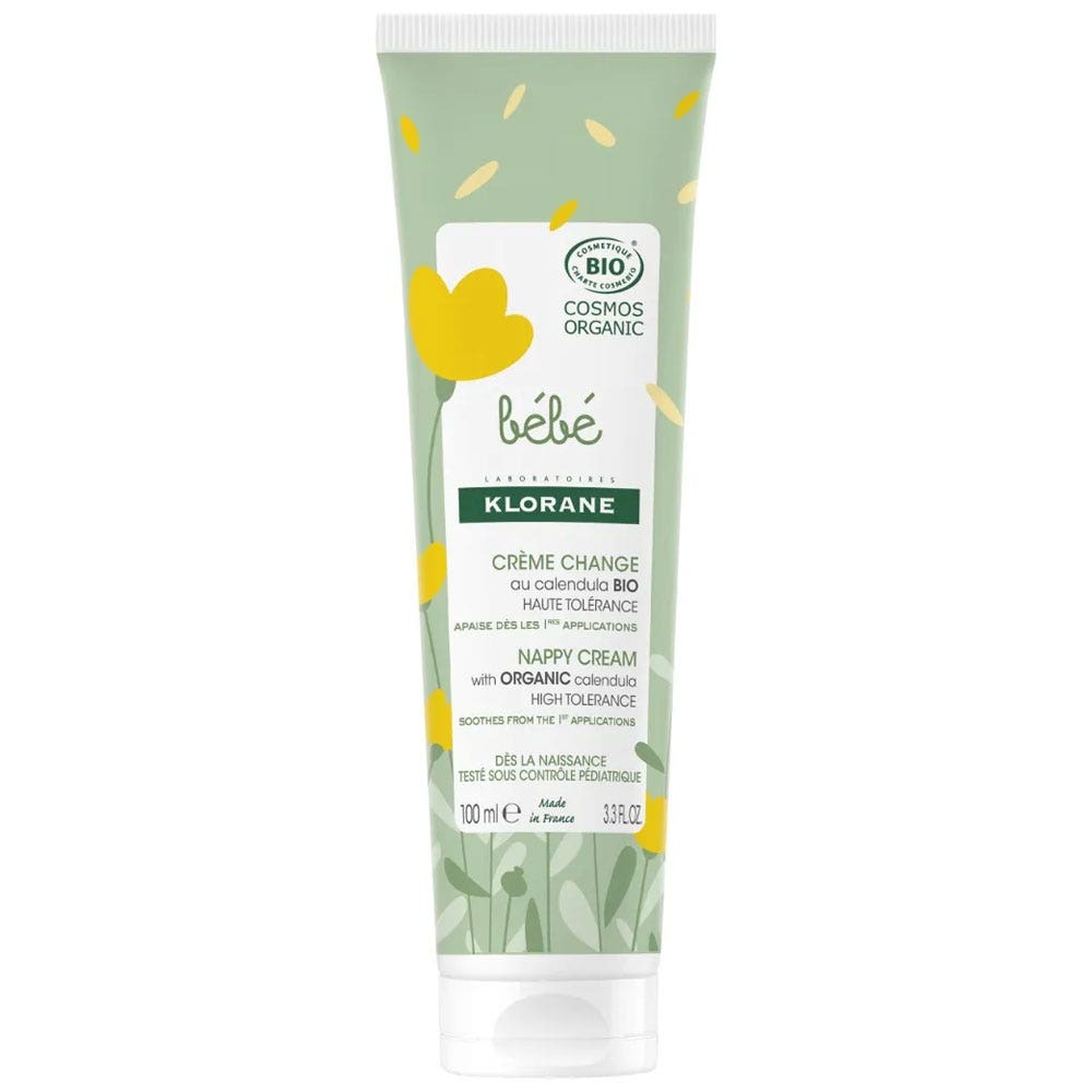 Klorane Bebé Pomada cambio de pañal Eryteal 3 en 1 75g
