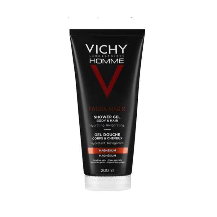 Vichy Homme Gel ducha Hydra Mag-c cuerpo y cabello 200ml