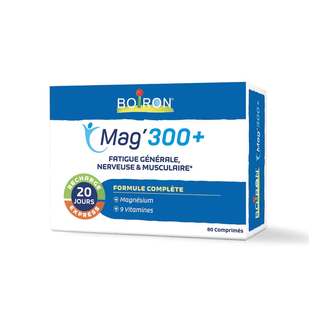 Boiron Complemenos Magnesium 300+ 80 Comprimidos