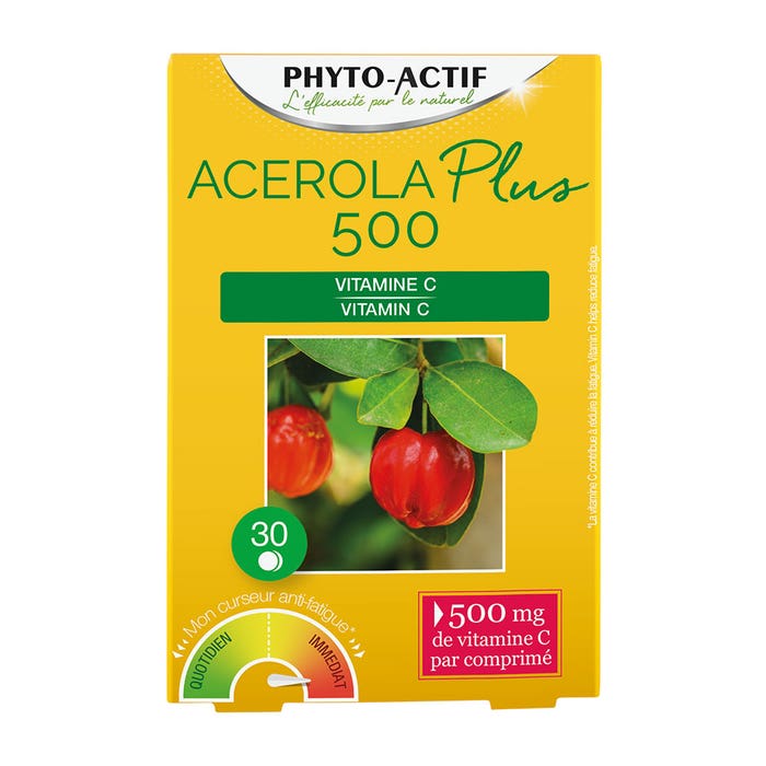 Acerola Plus 500 30 comprimidos Phyto-Actif