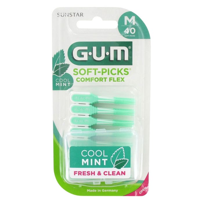 Cepillos interdentales normales/medios x40 Soft-Picks Gum