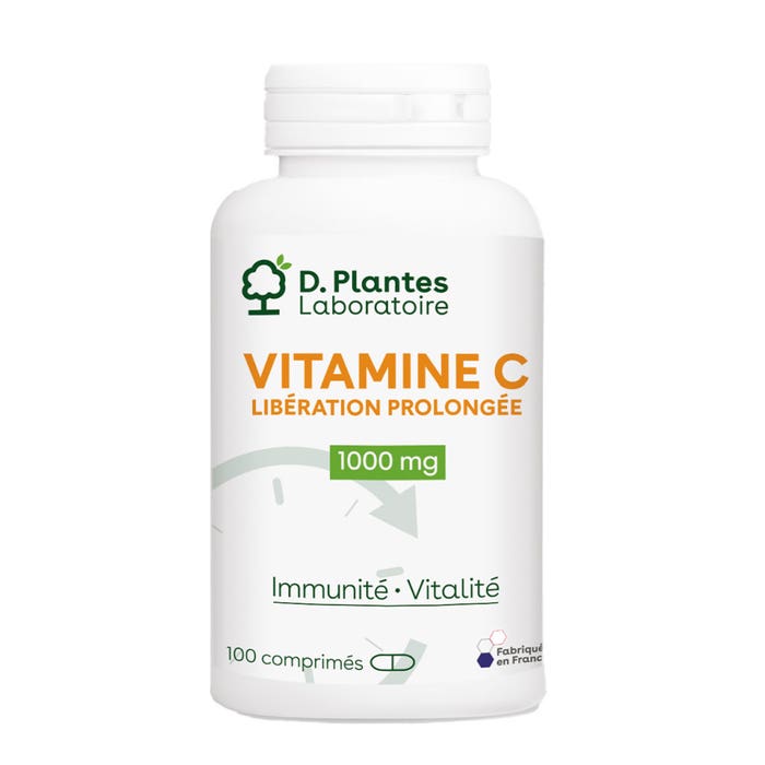 Vitamina C de liberación prolongada 1000 mg 100 comprimidos Immunea si vitalitate D. Plantes