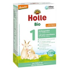 Holle Pural Leche infantil 1 con leche de cabra ecológica De 0 a 6 meses 400g