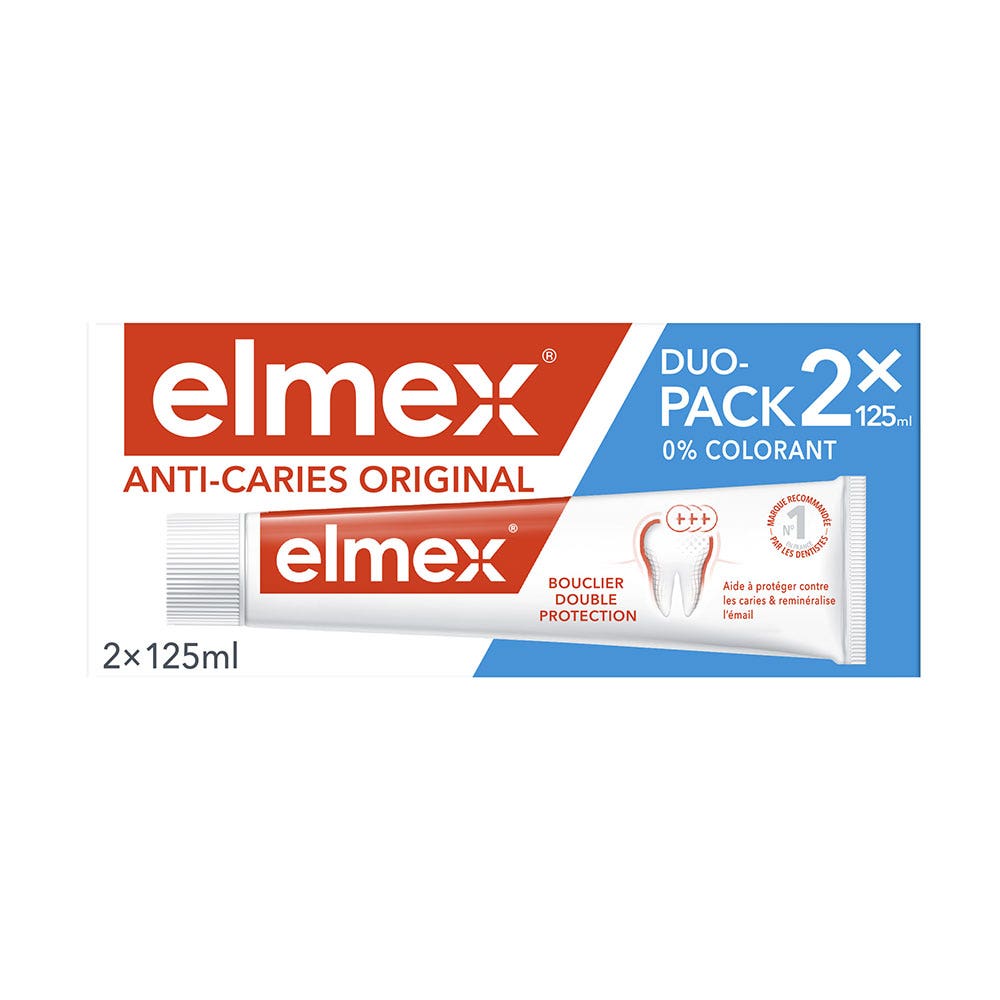Elmex Anti-caries Original Dentifrico 2x125ml