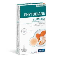 Pileje Phytobiane Cúrcuma Comodidad digestiva 30 comprimidos