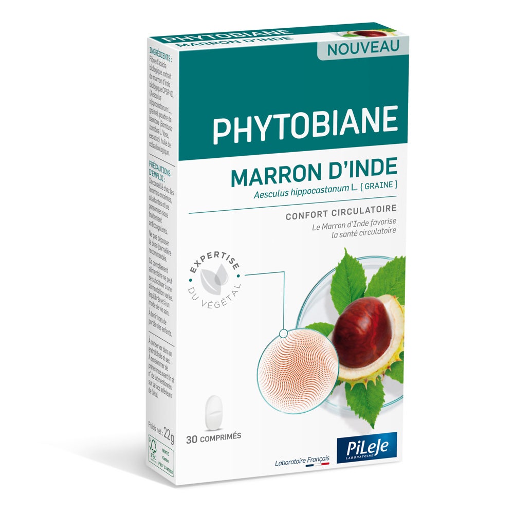Pileje Phytobiane Castaño de Indias confort circulatorio 30 comprimidos