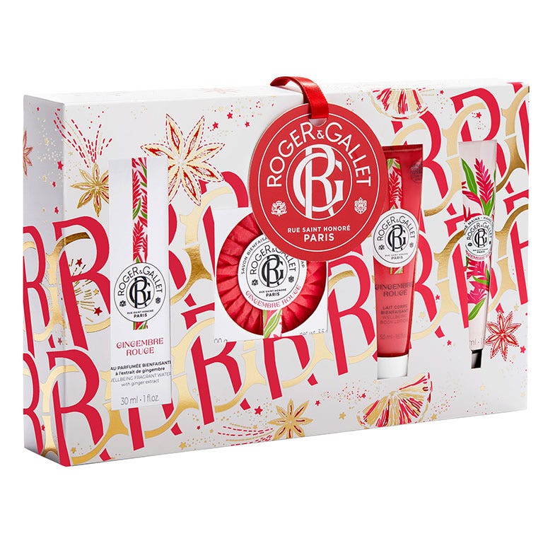 Roger & Gallet Gingembre Rouge Set de Hidratación Eau Parfumée Bienfaisante