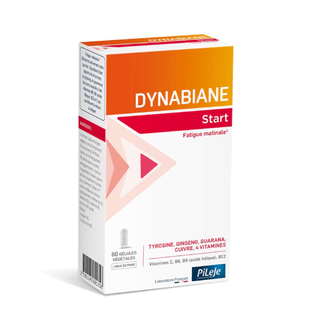 Pileje Dynabiane Vitalité et énergie Cansancio matinal 60 cápsulas