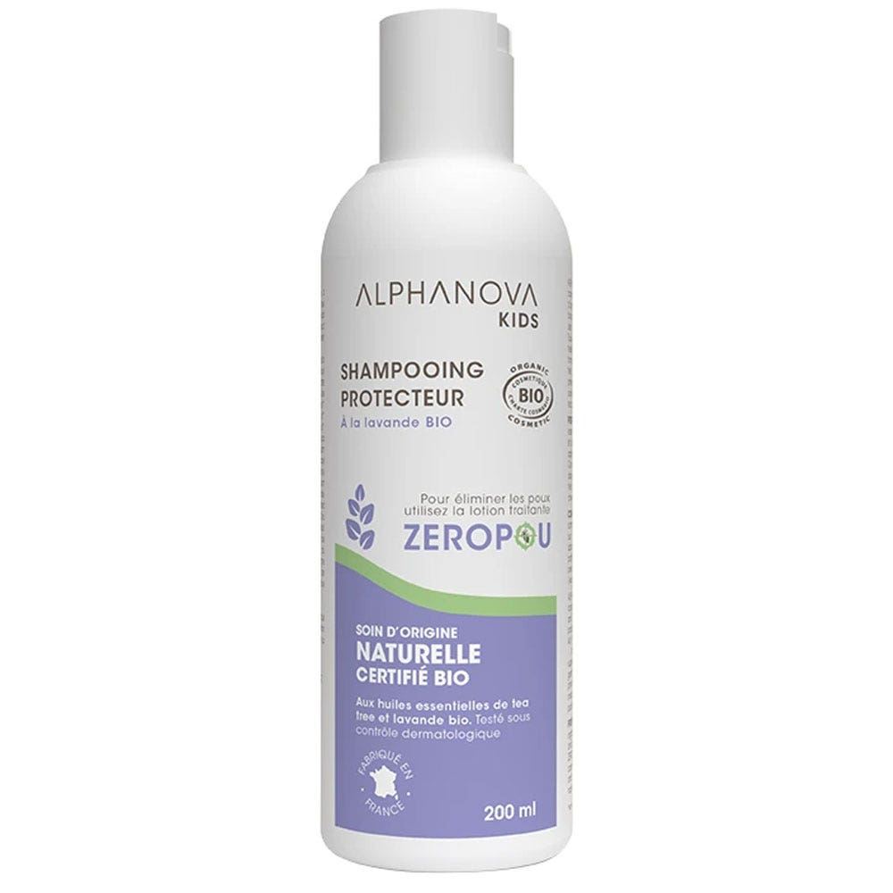 Alphanova Kids Champú repelente cero piojos bio 200ml