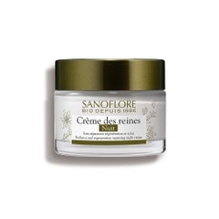 Sanoflore Reines Crème des Reines tratamiento reparador de noche regeneración luminosidad certificado bio 50 ml