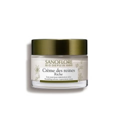 Sanoflore Reines Crème des Reines riche cuidado regenerador nutritivo resplandor - certificado bio 50 ml