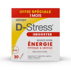 Synergia D-Stress Booster Pack Eco 30 sobres Caja 1Mes Synergia Booster Pack Eco Caja 1Mes 30 sobres