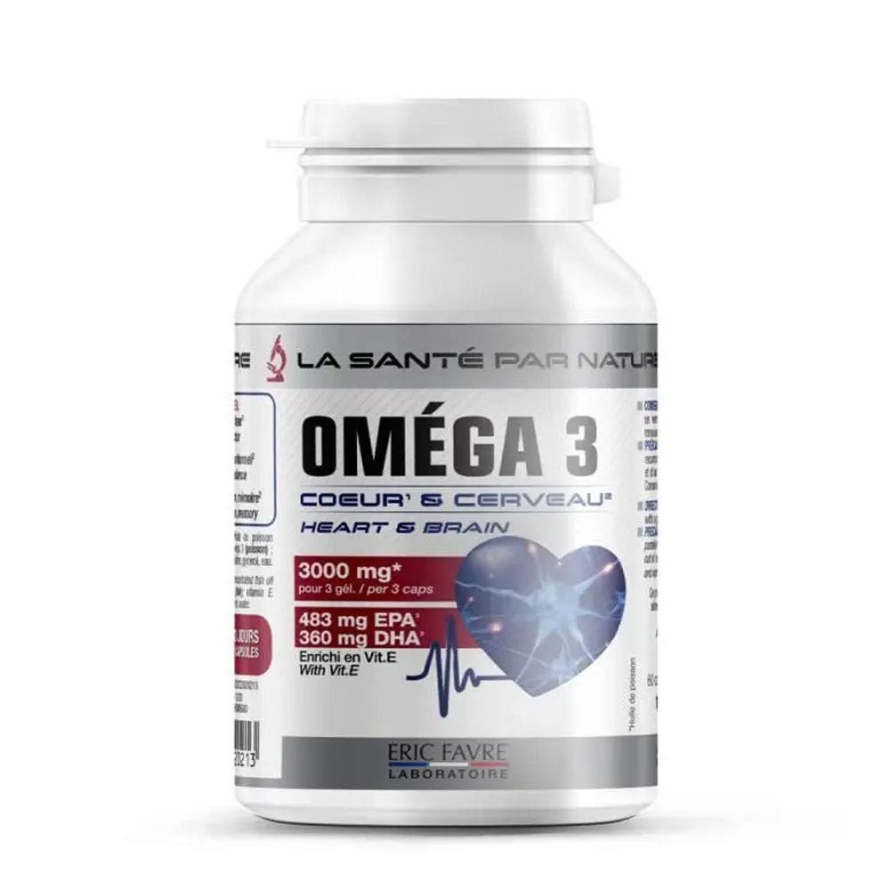 Eric Favre Omega3 Coeur et cerveau 120 cápsulas
