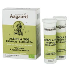 Aagaard Acerola Bio 500 mg + Propolis + Equinácea x20 comprimidos