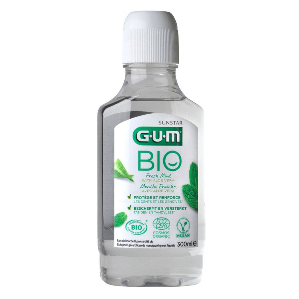 Gum Enjuague bucal bio Menta fresca 300 ml
