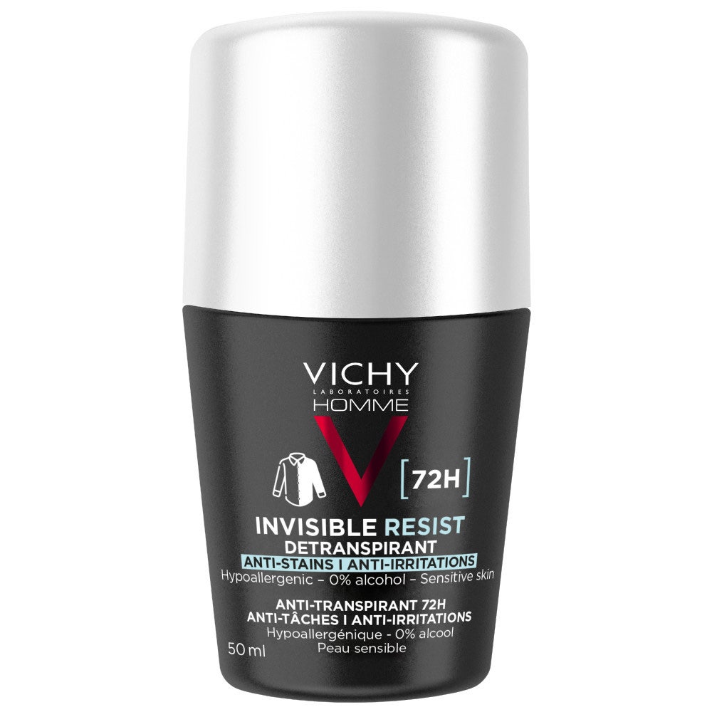 Vichy Hombre desodorante invisible detranspirante antiirritaciones 72h 50ml