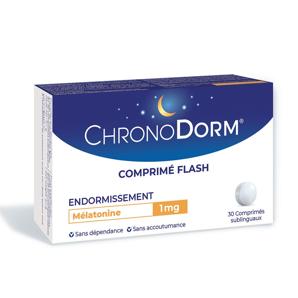 Chronodorm Melatonina 1mg 30 Comprimidos sublinguales