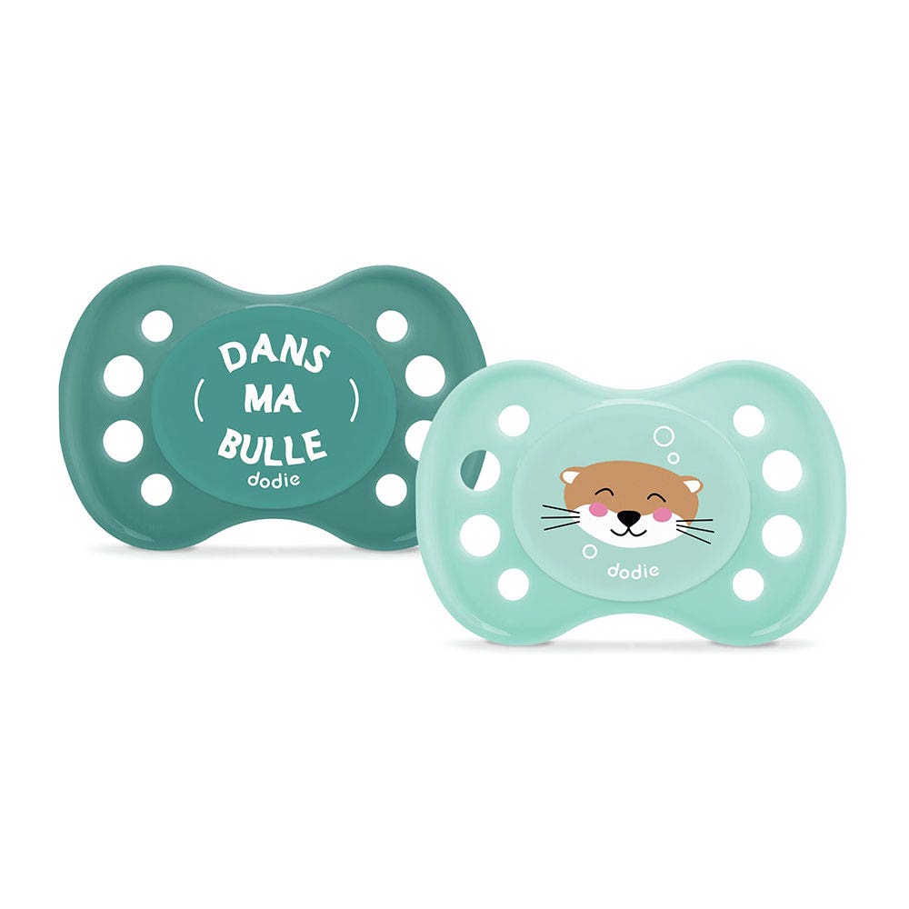 Dodie Animales Protegidos Chupete fisiológico 0 a 6 meses x2