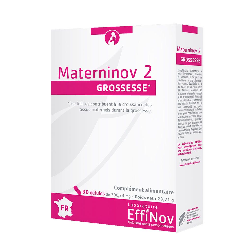 Effinov Nutrition Materninov 2 Embarazo 30 Cápsulas