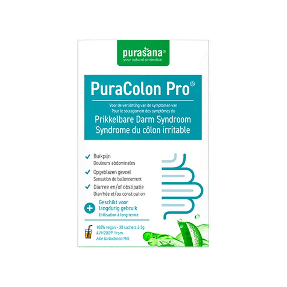 Purasana PuraColon Pro síndrome del intestino irritable 30 sticks